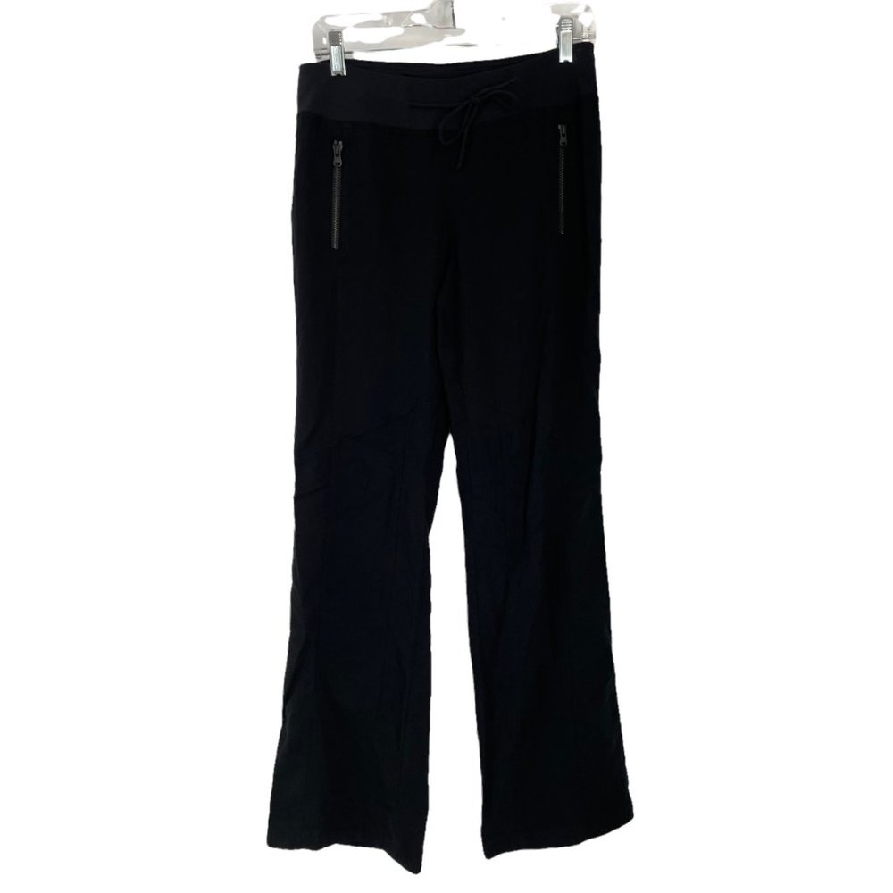 Lucy Activewear Energize Zippered Pant Black Flared Yoga 630907 Sml